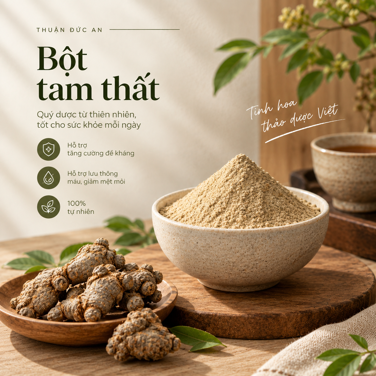 BỘT TAM THẤT CHẤT LƯỢNG