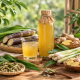 cốt mía gừng sả lá tre gai, cốt mía gừng sả, cốt mía lá tre gai, cốt mía lá tre, cốt mía Mía Xưa, cốt mía 1kg, cốt mía sả gừng muối thô, cốt mía thảo mộc, nước mía gừng sả, nước mía lá tre gai, nước lá tre gai, lá tre gai nấu nước, cốt mía pha nước ấm, cốt mía pha chanh, thức uống thảo mộc, thức uống từ nguyên liệu tự nhiên, cách pha cốt mía gừng sả lá tre gai.
