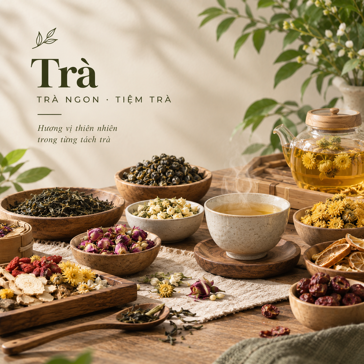 TRÀ, TRÀ NGON, TIỆM TRÀ